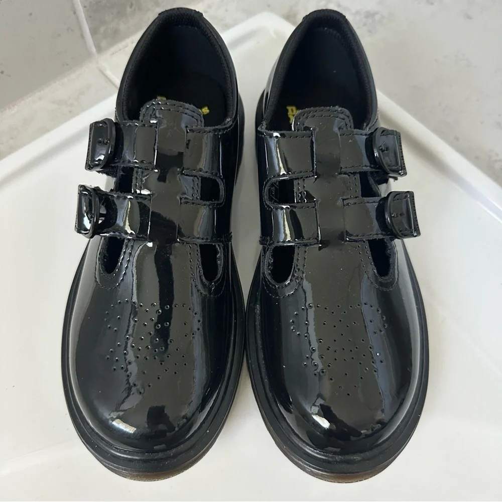 Dr. Martens Kids Black Patent Dress Shoes Size 3